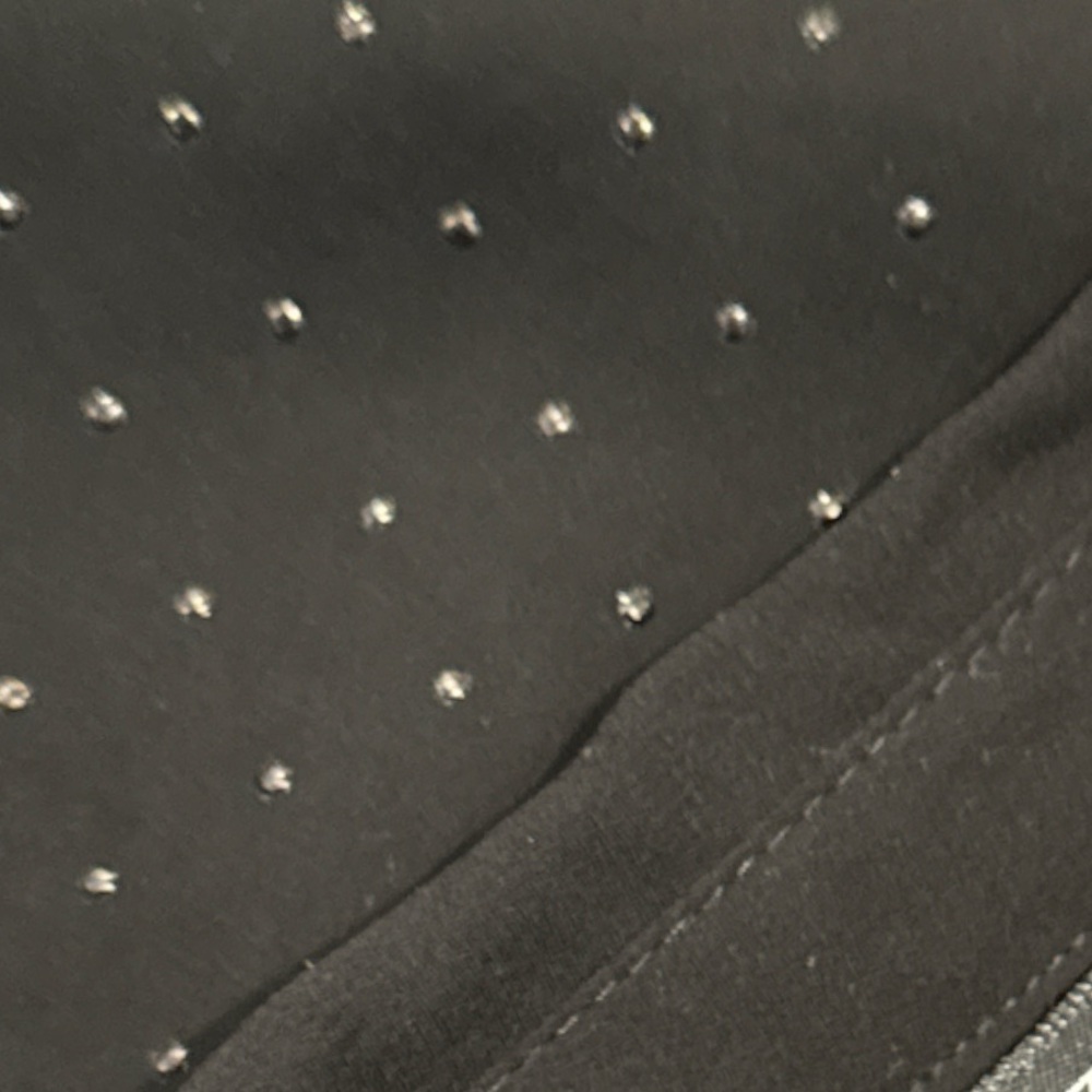 Zara Basic Black Button Down Sheer Back Dots Long… - image 5